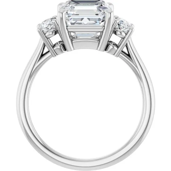 Three-Stone Engagement Ring Image 2 Clater Jewelers Louisville, KY