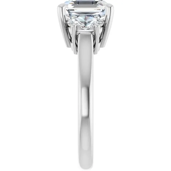 Three-Stone Engagement Ring Image 4 Clater Jewelers Louisville, KY