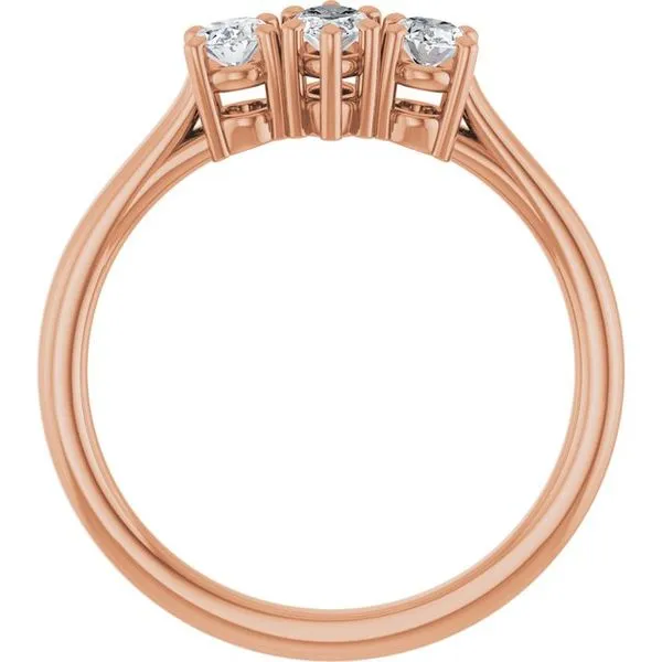 Three-Stone Engagement Ring Image 2 Mark Jewellers La Crosse, WI