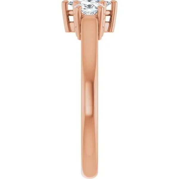 Three-Stone Engagement Ring Image 4 J. West Jewelers Round Rock, TX