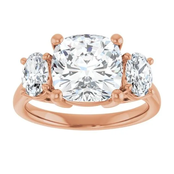 Three-Stone Engagement Ring Image 3 Paul James Jewelers Angels Camp, CA