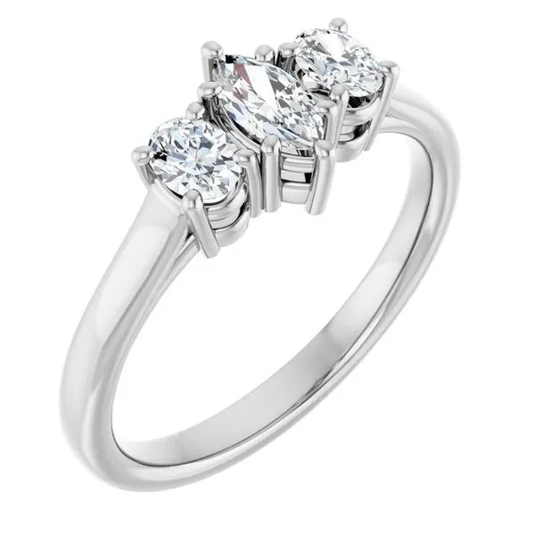 Three-Stone Engagement Ring Raleigh Diamond Fine Jewelry Raleigh, NC