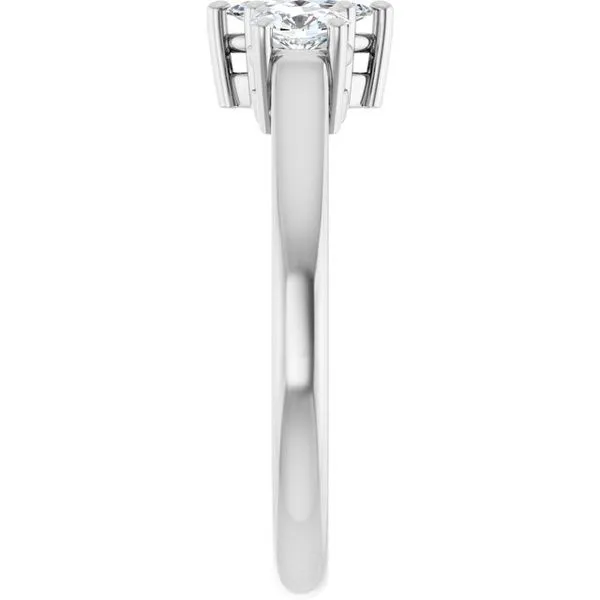 Three-Stone Engagement Ring Image 4 Natale Jewelers Sewell, NJ