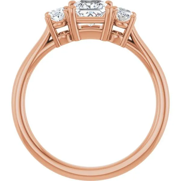 Three-Stone Engagement Ring Image 2 Austin's Fine Diamonds & Jewelry Lyndhurst, NJ