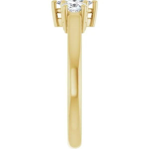 Three-Stone Engagement Ring Image 4 Mark Jewellers La Crosse, WI