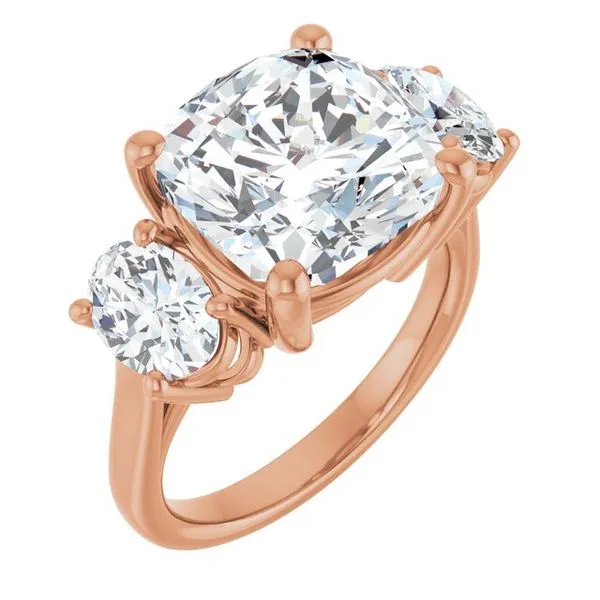 Three-Stone Engagement Ring Arezzo Jewelers Elmwood Park, IL