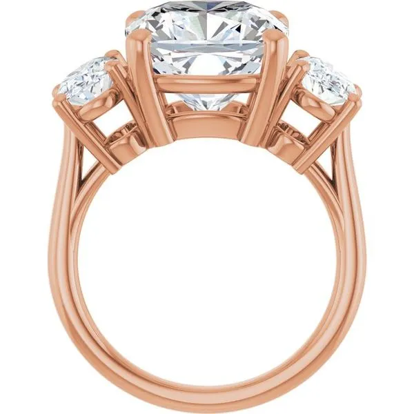 Three-Stone Engagement Ring Image 2 Don's Jewelry & Design Washington, IA