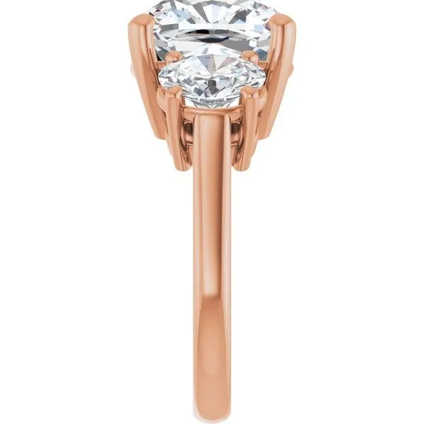 Three-Stone Engagement Ring Image 4 The Ring Austin Round Rock, TX