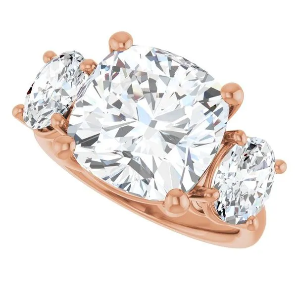 Three-Stone Engagement Ring Image 5 Paul James Jewelers Angels Camp, CA