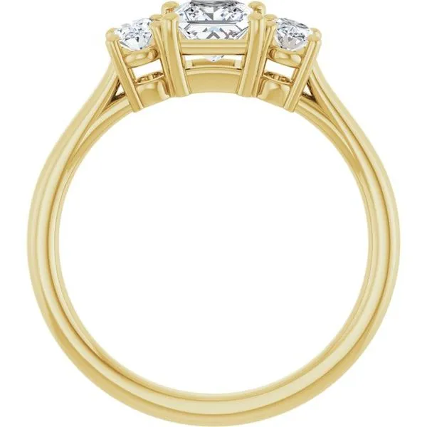 Three-Stone Engagement Ring Image 2 Don's Jewelry & Design Washington, IA