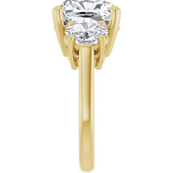 Three-Stone Engagement Ring Image 4 Don's Jewelry & Design Washington, IA