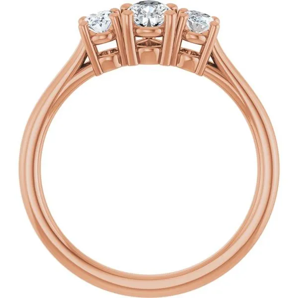 Three-Stone Engagement Ring Image 2 Don's Jewelry & Design Washington, IA