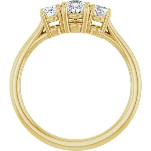 Three-Stone Engagement Ring Image 2 Mark Jewellers La Crosse, WI