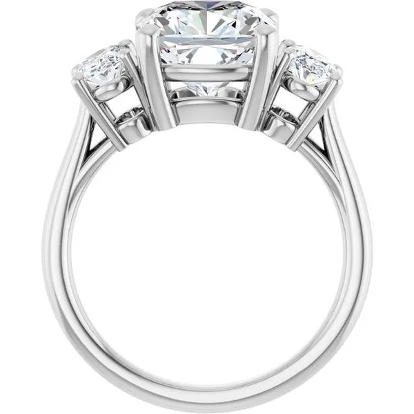 Three-Stone Engagement Ring Image 2 Don's Jewelry & Design Washington, IA