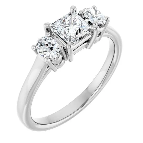 Three-Stone Engagement Ring Vulcan's Forge LLC KANSAS CITY, MO