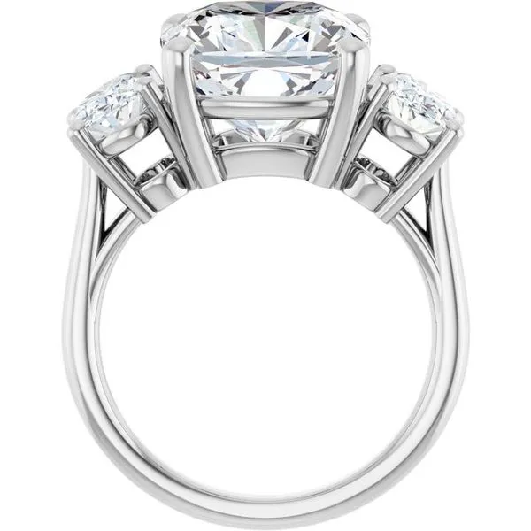 Three-Stone Engagement Ring Image 2 Don's Jewelry & Design Washington, IA
