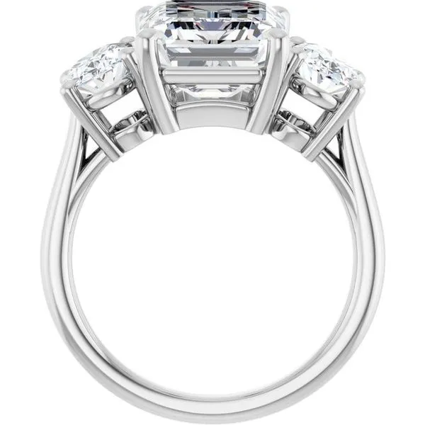 Three-Stone Engagement Ring Image 2 Natale Jewelers Sewell, NJ