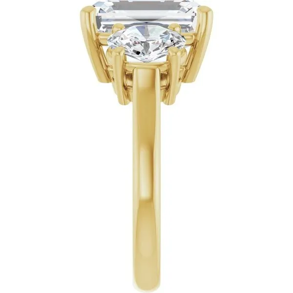 Three-Stone Engagement Ring Image 4 Paul James Jewelers Angels Camp, CA