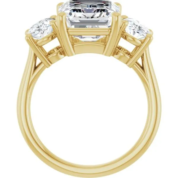 Three-Stone Engagement Ring Image 2 Arezzo Jewelers Elmwood Park, IL
