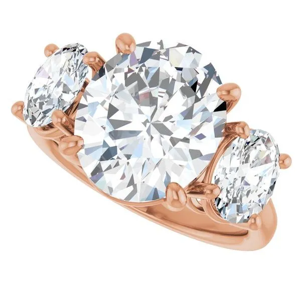 Three-Stone Engagement Ring Image 5 Jimmy Smith Jewelers Decatur, AL