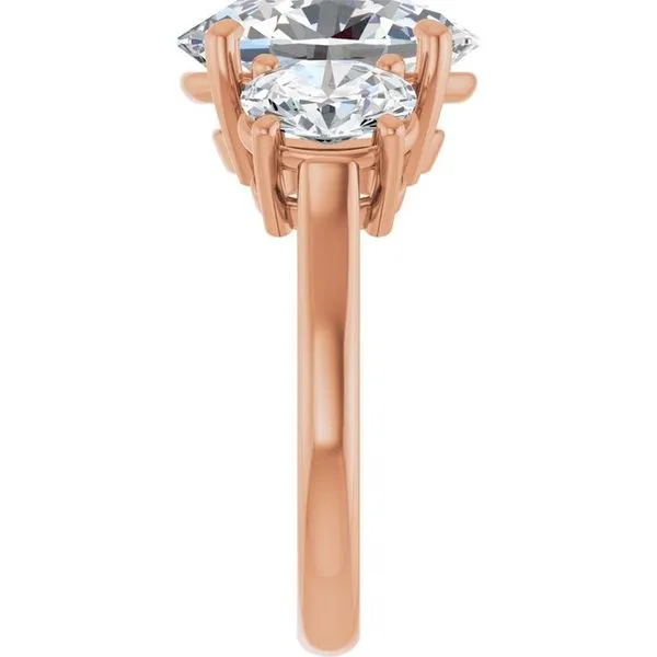 Three-Stone Engagement Ring Image 4 The Ring Austin Round Rock, TX