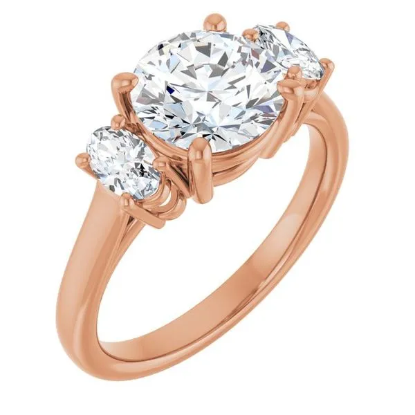 Three-Stone Engagement Ring J. Thomas Jewelers Rochester Hills, MI