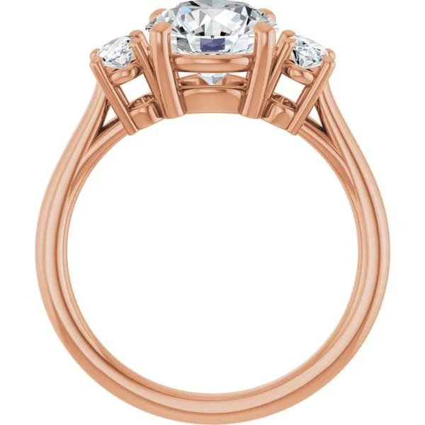 Three-Stone Engagement Ring Image 2 Raleigh Diamond Fine Jewelry Raleigh, NC