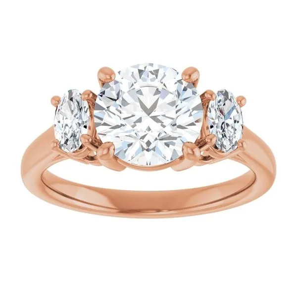 Three-Stone Engagement Ring Image 3 Raleigh Diamond Fine Jewelry Raleigh, NC