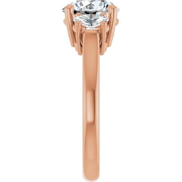 Three-Stone Engagement Ring Image 4 Raleigh Diamond Fine Jewelry Raleigh, NC