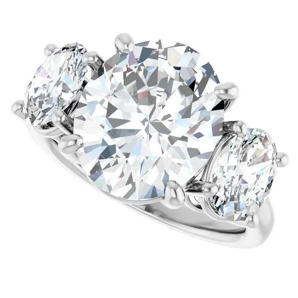Three-Stone Engagement Ring Image 5 Virtus Collective Newport Beach , CA