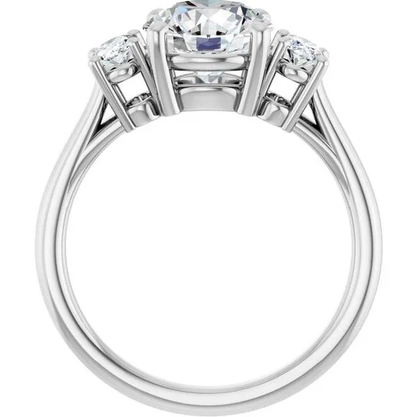 Three-Stone Engagement Ring Image 2 Don's Jewelry & Design Washington, IA