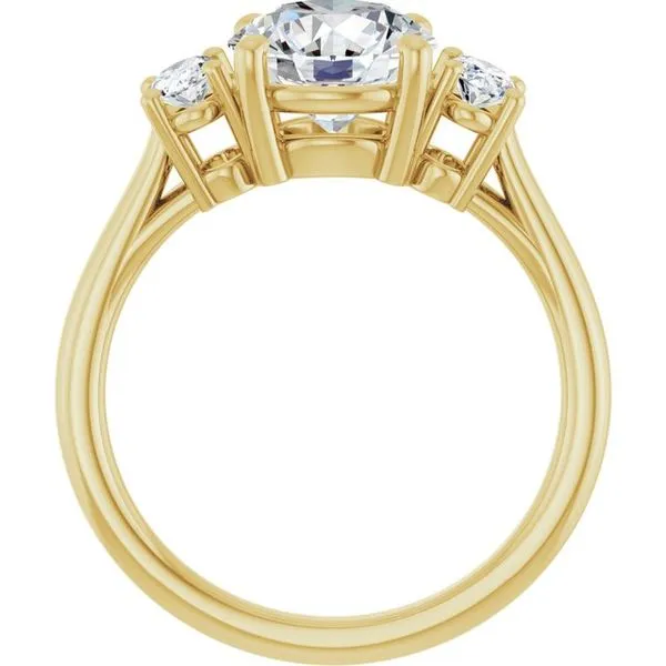 Three-Stone Engagement Ring Image 2 Clater Jewelers Louisville, KY