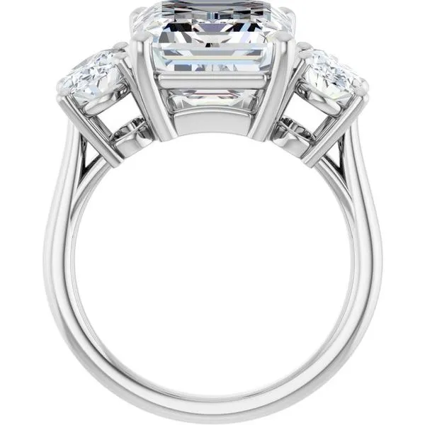Three-Stone Engagement Ring Image 2 Raleigh Diamond Fine Jewelry Raleigh, NC