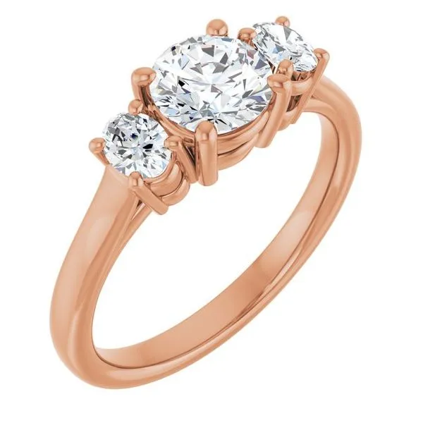 Three-Stone Engagement Ring Don's Jewelry & Design Washington, IA