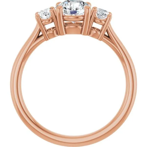 Three-Stone Engagement Ring Image 2 Natale Jewelers Sewell, NJ