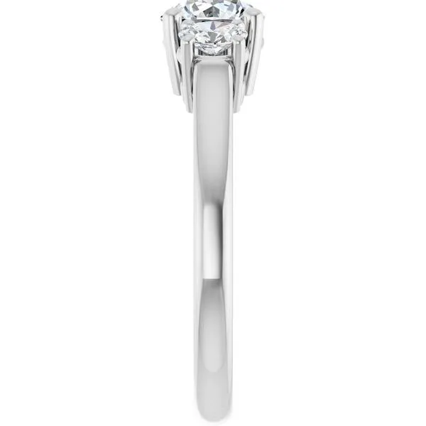 Three-Stone Engagement Ring Image 4 Raleigh Diamond Fine Jewelry Raleigh, NC