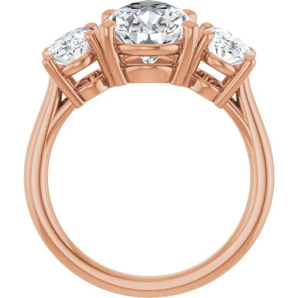 Three-Stone Engagement Ring Image 2 Redlands Jewelers Redlands, CA