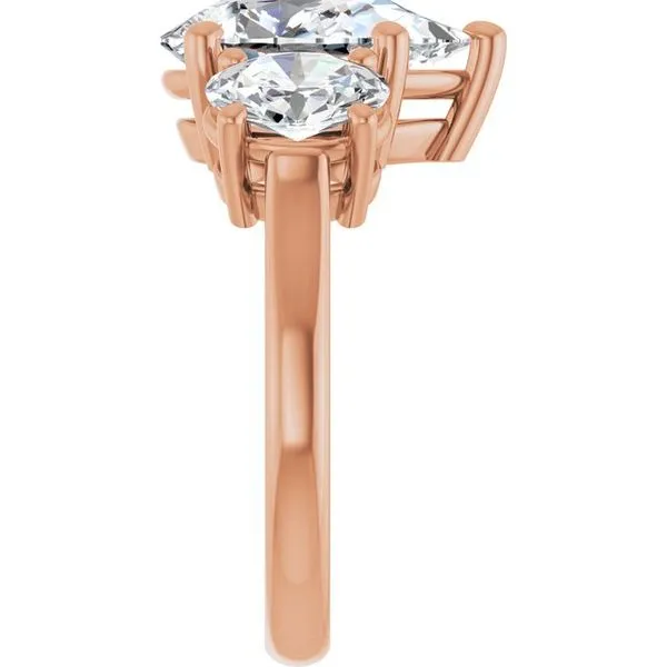 Three-Stone Engagement Ring Image 4 The Ring Austin Round Rock, TX