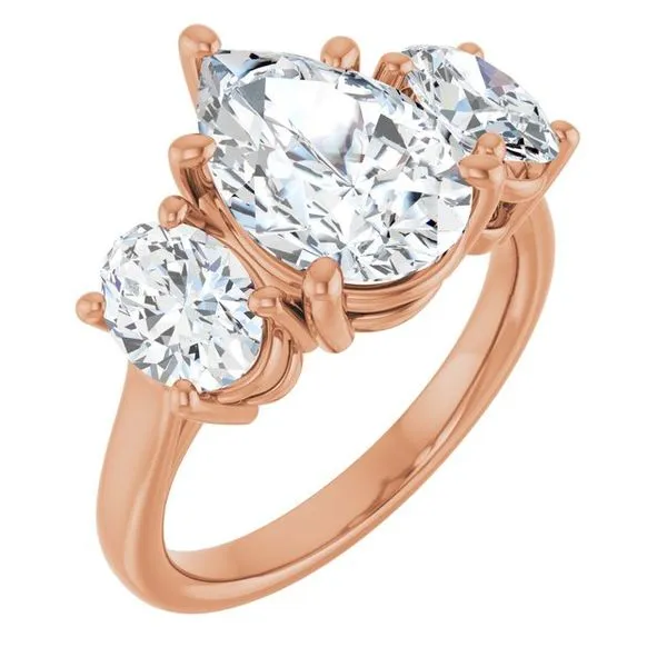 Three-Stone Engagement Ring Jimmy Smith Jewelers Decatur, AL