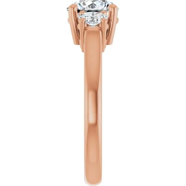 Three-Stone Engagement Ring Image 4 Raleigh Diamond Fine Jewelry Raleigh, NC