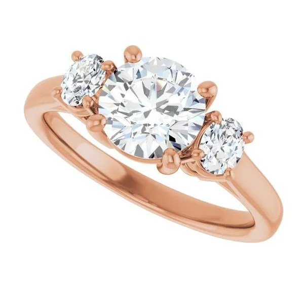 Three-Stone Engagement Ring Image 5 J. Thomas Jewelers Rochester Hills, MI