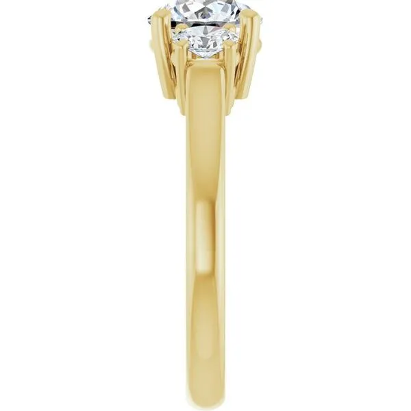 Three-Stone Engagement Ring Image 4 Mark Jewellers La Crosse, WI