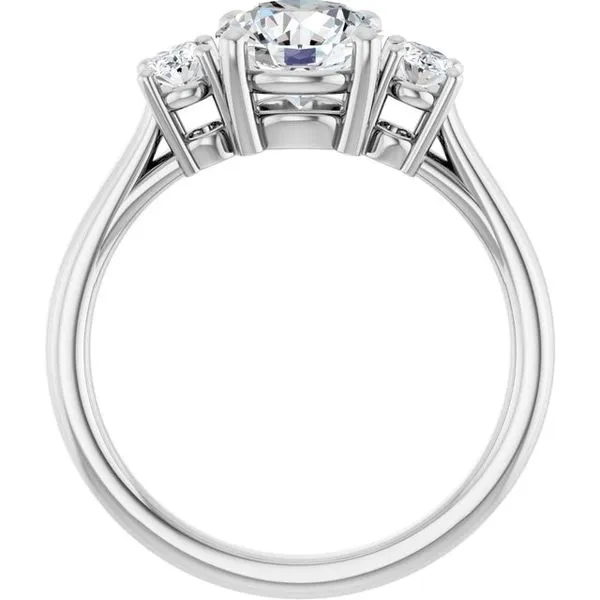 Three-Stone Engagement Ring Image 2 Don's Jewelry & Design Washington, IA