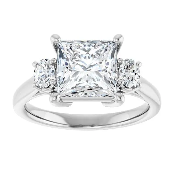 Three-Stone Engagement Ring Image 3 The Ring Austin Round Rock, TX