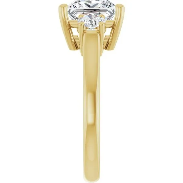 Three-Stone Engagement Ring Image 4 Mark Jewellers La Crosse, WI