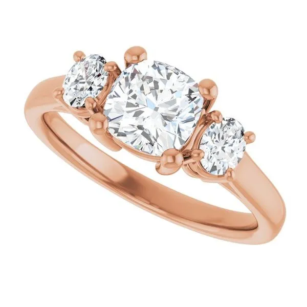 Three-Stone Engagement Ring Image 5 Don's Jewelry & Design Washington, IA