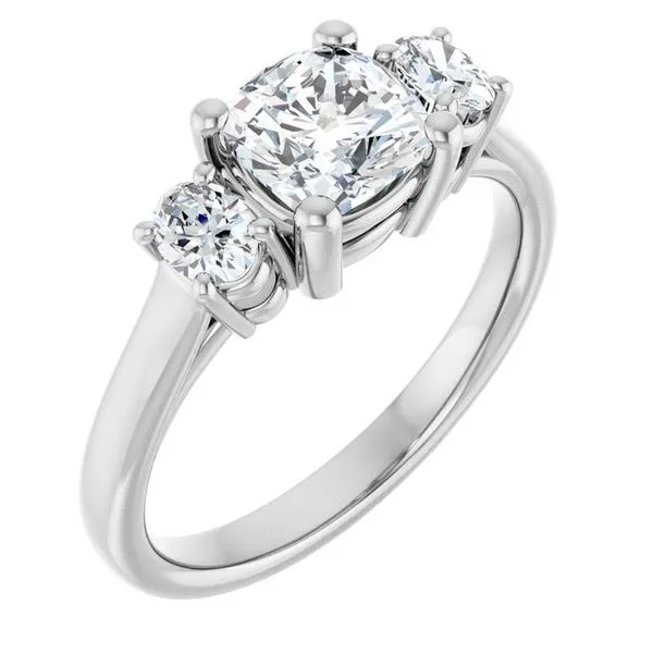 Three-Stone Engagement Ring Clater Jewelers Louisville, KY