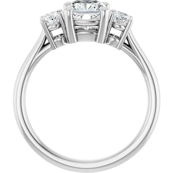 Three-Stone Engagement Ring Image 2 Mark Jewellers La Crosse, WI