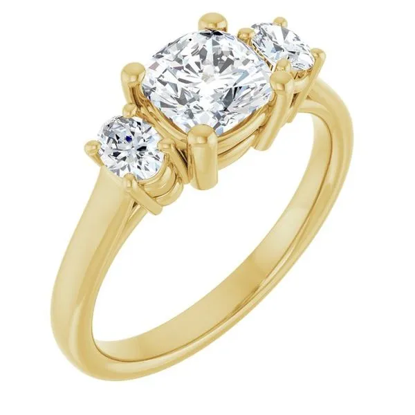 Three-Stone Engagement Ring Jimmy Smith Jewelers Decatur, AL