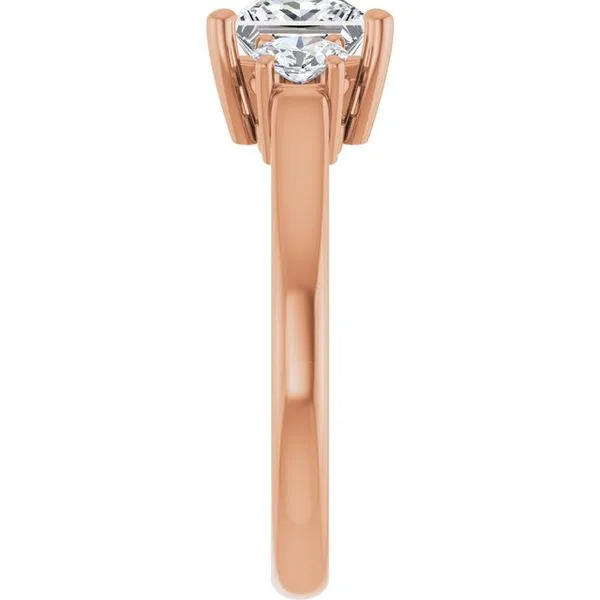 Three-Stone Engagement Ring Image 4 Arezzo Jewelers Elmwood Park, IL